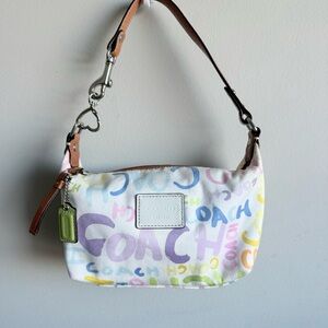 Coach Graffiti Scribble Paint Mini Shoulder Bag